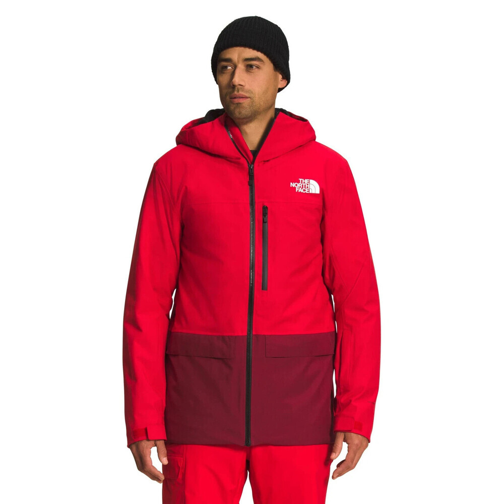 The North Face Sickline Jacket Men's 2XL Red Waterproof Full Zip Hooded KFC261